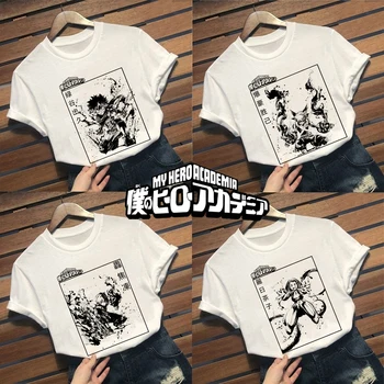 Anime Eroul Meu mediul Academic Bakugou Katsuki Shoto Todoroki Izuku Midoriya Ochako Uraraka Cosplay Gât T-shirt Bumbac Confortabil Topuri