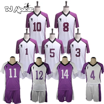 Haikyuu Cosplay Costum Sport Școala Ushijima Wakatoshi Sport Liceu Volei Tricouri Set Uniform