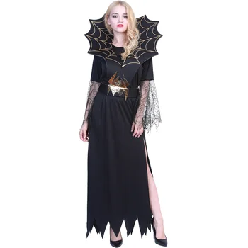 Halloween-ul Hot-vânzare Scenă Opera Concurs de Groază Întuneric Spider Vrăjitoare Cosplay Costum Fusta Lunga Costum
