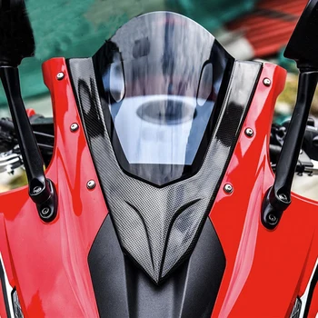 Motocicleta Sport de Curse Parbriz Parbriz Deflector de Vânt Pentru HONDA CBR500R CBR 500R 500 R 16 2017 2018 Dublu Balon de Carbon