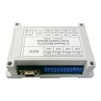 Noi 8CH DC 12V RS232 Modul Releu Serial portul ș i Control de la Distanță Comutator 1 Pentru