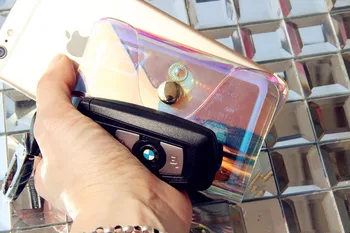 Produs nou, Valul de sex Feminin Transparente Laser Multi-card Card Geanta Trendy Colorat Simplu Card de Credit Seturi Proaspăt Mic Geantă de mână