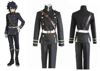 Seraph de la Sfârșitul Shinoa Hiragi Uniformă Cosplay Costum Militar Set +Track