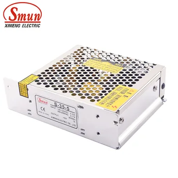 SMUN S-35-5 de Înaltă Eficiență de 100-240VAC la 35W 5VDC 7A Singură Ieșire SMPS