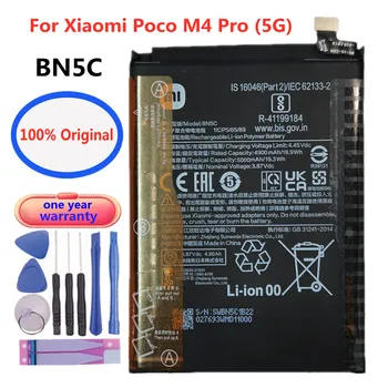 Xiao km 100% Original, Baterie BN5C 5000mAh Pentru Xiaomi Poco M4 Pro 5G BN 5C Baterie de Telefon Cu Codul de Urmărire + Instrumente
